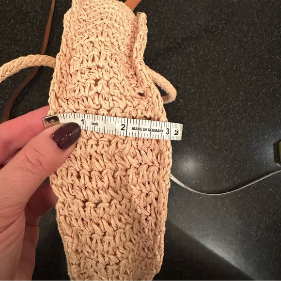 H&M Tan Raffia Woven Round Bag - Picture 6 of 7